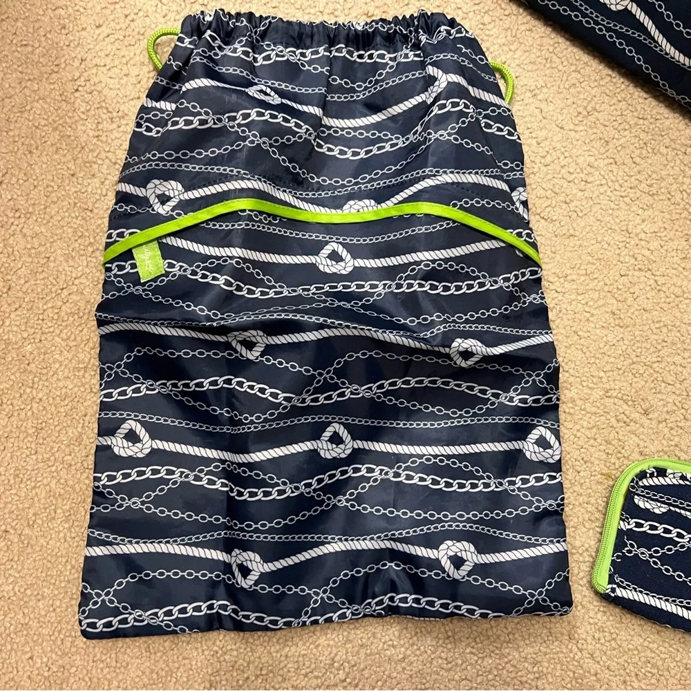 Thirty-One Nautical Theme Pool/Beach Tote Set - Picture 4 of 6
